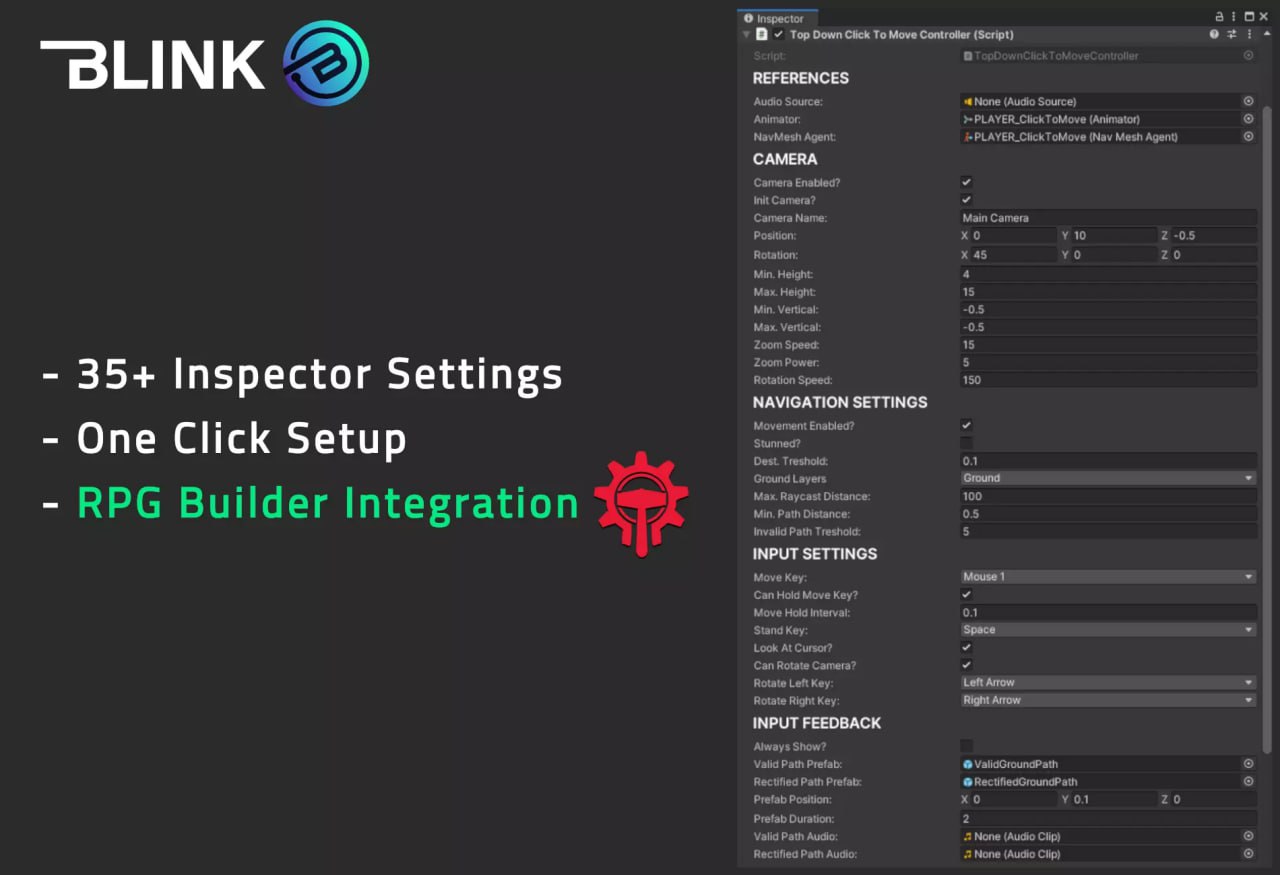 Top-Down Click To Move Character Controller - ARPG / RPG / MMORPG / RPG Builder📱 - изображение 2